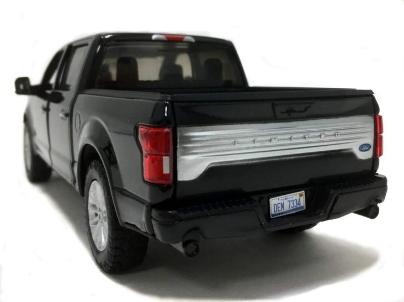 MOTORMAX 2019 Ford F-150 Limited Crew Cab Pickup Truck Black 1/24-1/27 Diecast Model Car by Motormax 79364 - Image 5